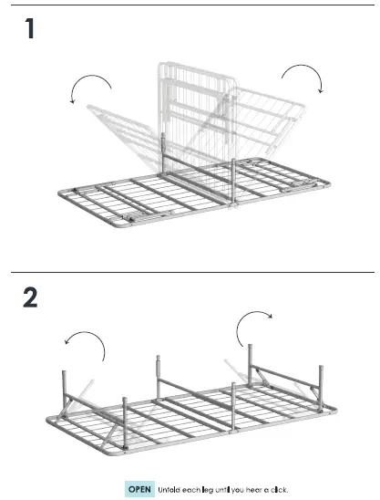 MELLOW-Twin-Quickbase-Bifold-Metal-Performance-Bed-Frame-fig-1
