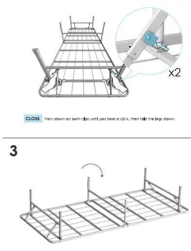 MELLOW-Twin-Quickbase-Bifold-Metal-Performance-Bed-Frame-fig-2