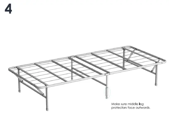 MELLOW-Twin-Quickbase-Bifold-Metal-Performance-Bed-Frame-fig-3