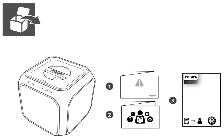 PHILIPS TAX7207 7000 Series Bluetooth Party Speaker - fig