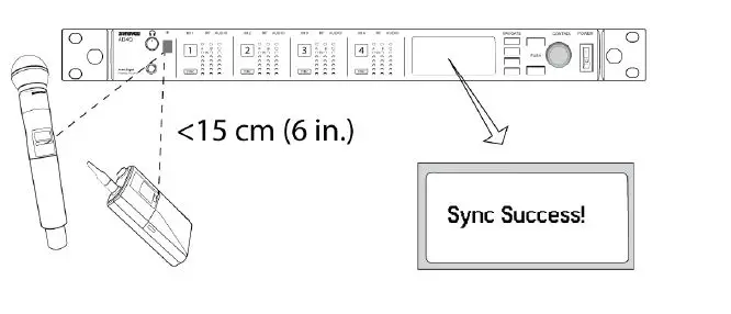 SHURE AD2 Digital Handheld Wireless Microphone Transmitter fig 13