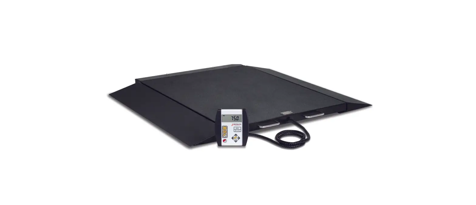 Detecto Dtc-6600 6600 Portable Bariatric Wheelchair Scale Instruction Manual