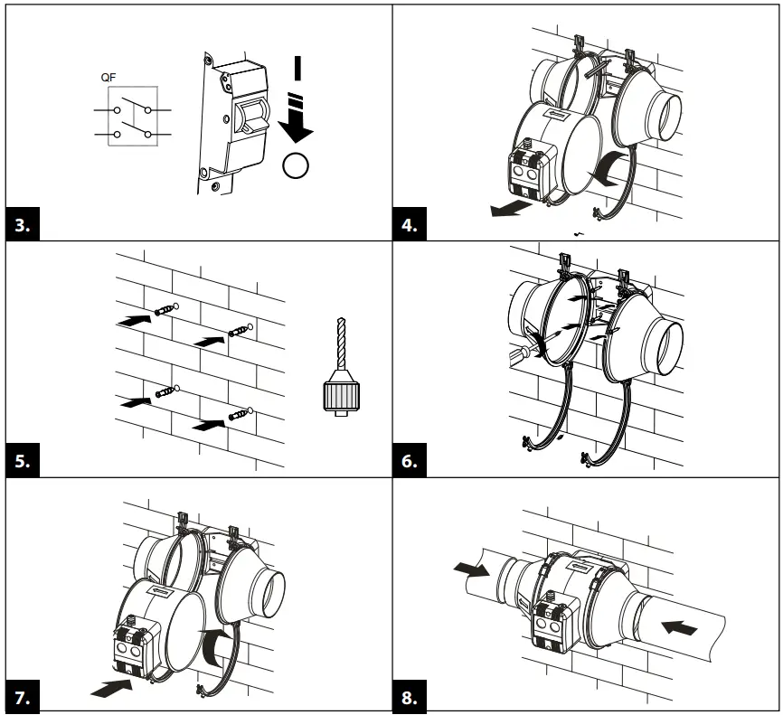 VENTS TT PRO EC Series TT PRO 100 EC Inline Mixed-Flow Fans - 2