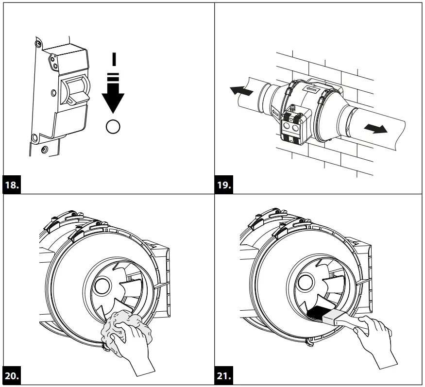 VENTS TT PRO EC Series TT PRO 100 EC Inline Mixed-Flow Fans - 6
