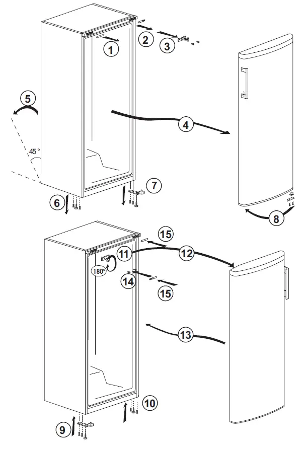 beko BVF290PX 250L Upright Freezer-8