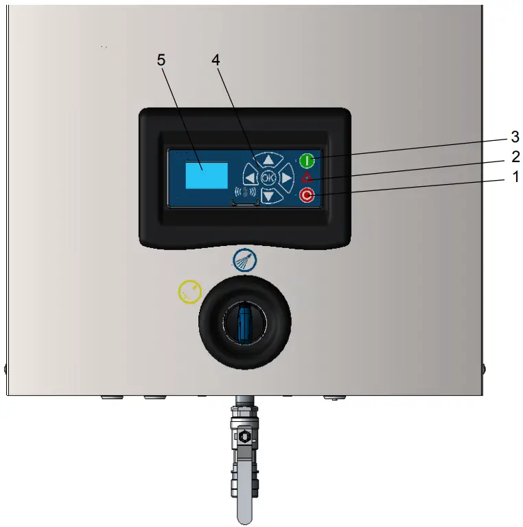 nilfisk food MU421-P Control Panel for Hybrid Units - fig 1