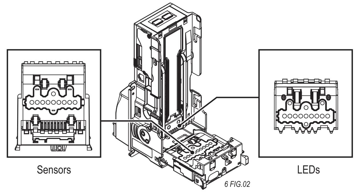 XBA-Mini Bill Acceptor Maintenance illustration