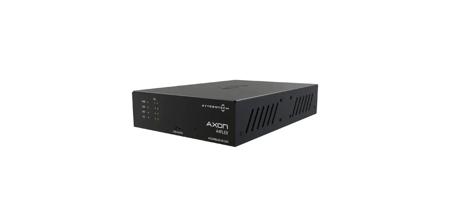 Qsc Axon A4flex Aes67 Network Audio Connectivity Interface User Manual