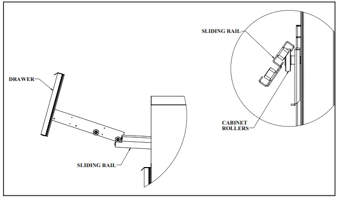 Traulsen UST6012 DD 60 Inch 4 Drawer Refrigerated Sandwich Prep Table - THE INTERIOR