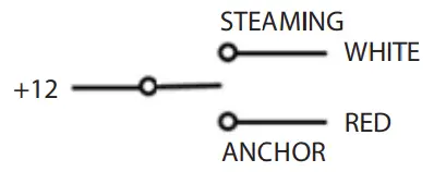 SEAVIEW LTBLED12 Round LED Combo Masthead - Toggle Switch