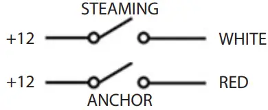 SEAVIEW LTBLED12 Round LED Combo Masthead - Two Switches