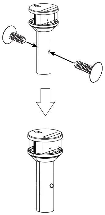 SEAVIEW LTBLED12 Round LED Combo Masthead - bar and light