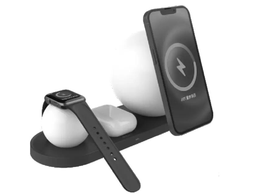 QiYuan 5-In-1 Wireless Magnetic Charging and Mood Lamp FIG (4)