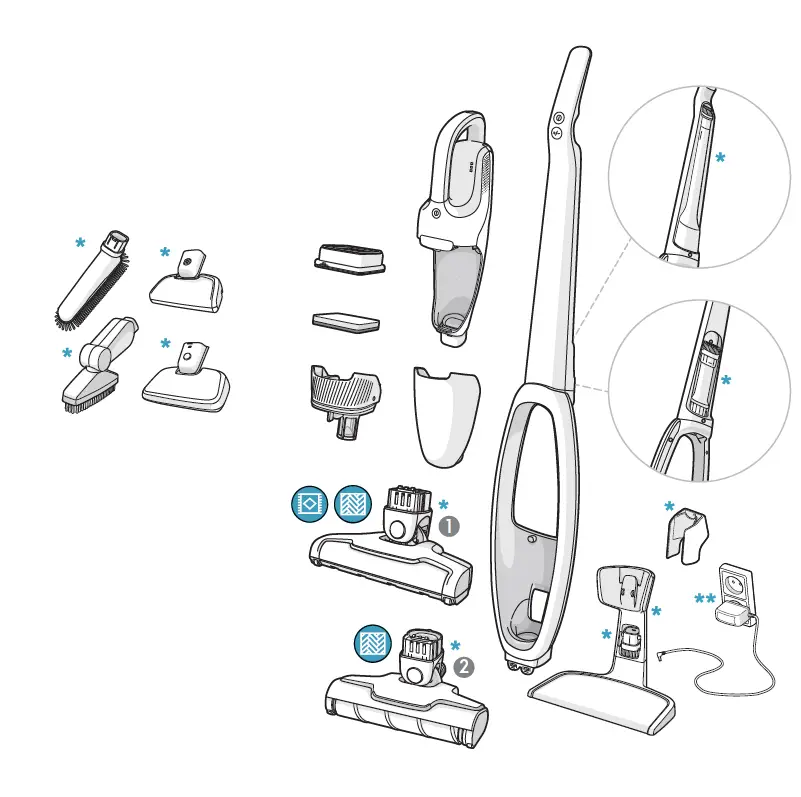 Electrolux WQ61-42GG stick vacuum cleaner-1