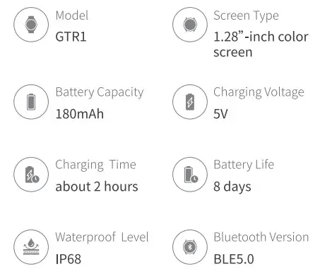 Portzon Unisex Smartwatch - icon 1