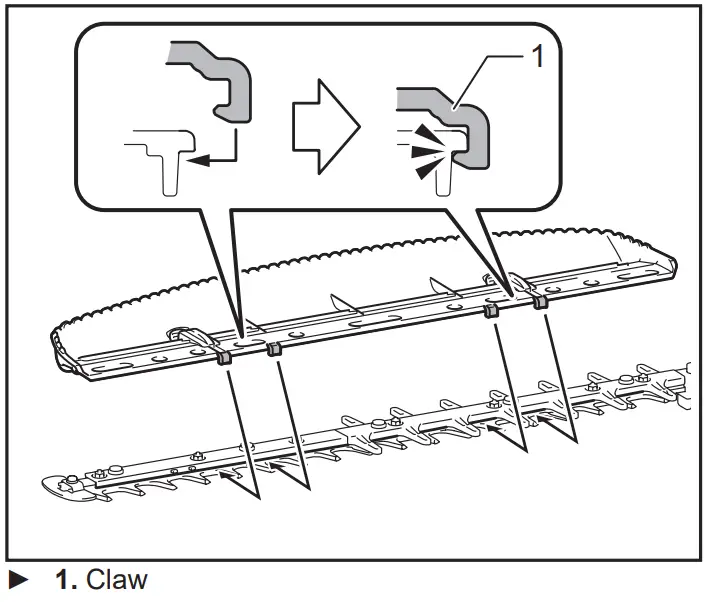 makita UH00 Series Cordless Hedge Trimmer - Claw