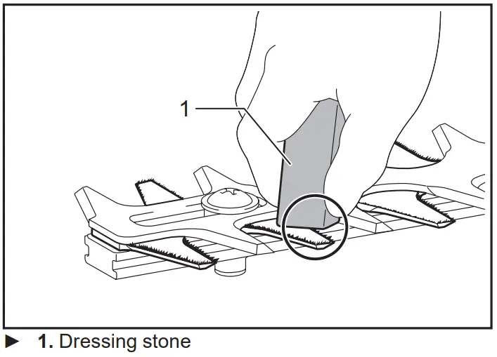 makita UH00 Series Cordless Hedge Trimmer - Dressing stone 3