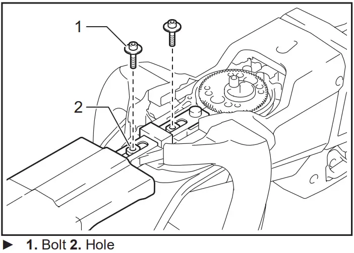 makita UH00 Series Cordless Hedge Trimmer - Hole