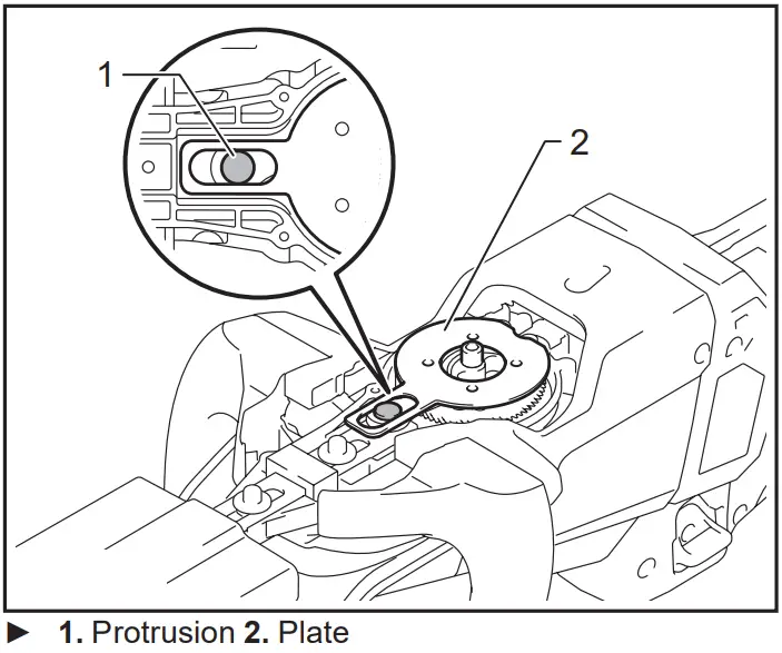makita UH00 Series Cordless Hedge Trimmer - Protrusion 1
