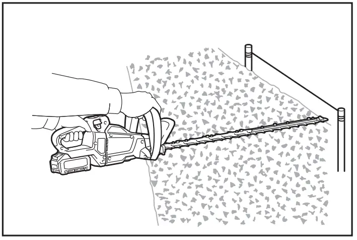 makita UH00 Series Cordless Hedge Trimmer - fig
