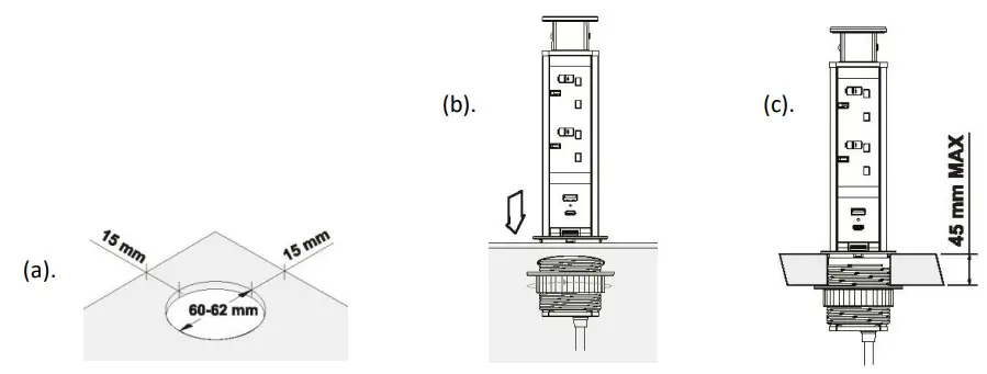 sycamoreLED SY9863SS Powertech Micro Pull Up Module -
