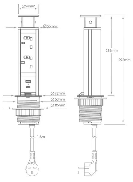 sycamoreLED SY9863SS Powertech Micro Pull Up Module