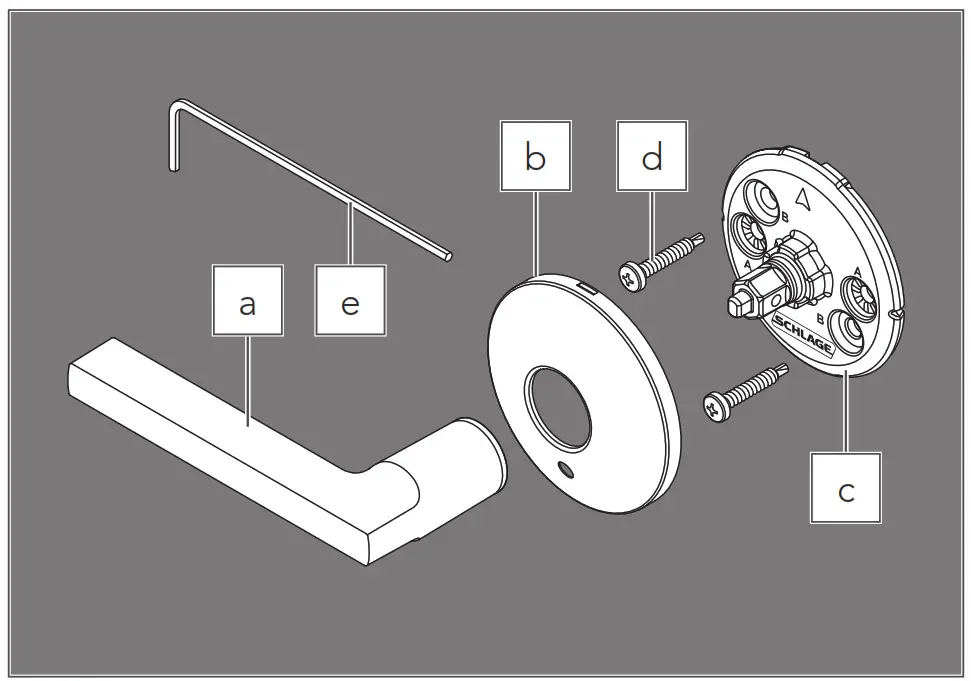 Schlage Custom Dummy Handleset Fc170/fc172 Installation Manual