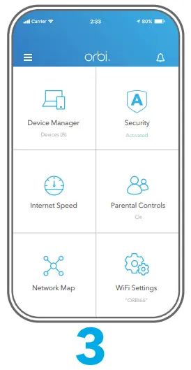 orbi RBK863S Tri-band Mesh WiFi 6 System - fig2