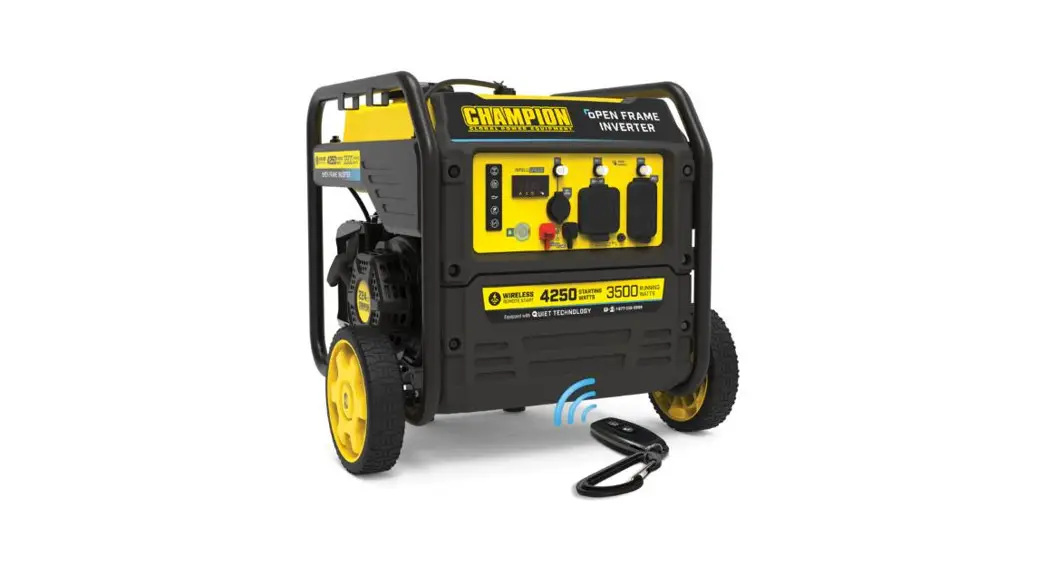 Champion 200953 4250w Wireless Remote Start Open Frame Inverter User Guide