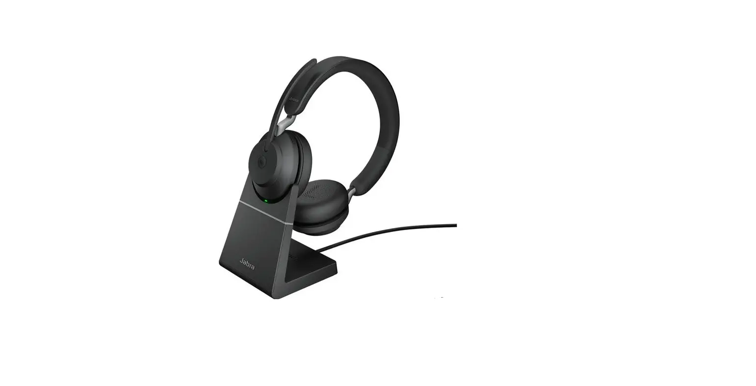 Jabra Evolve2 65 Usb A Uc Mono Wireless Headset With Charging Stand Instructions