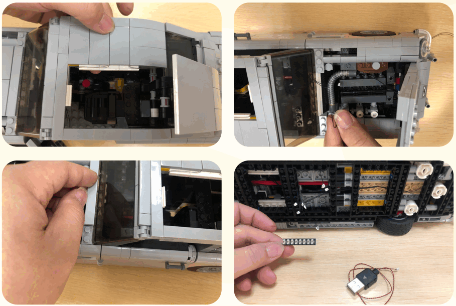 GAME OF BRICKS DB5 10262 Light Kit for James Bond Aston Martin - 11