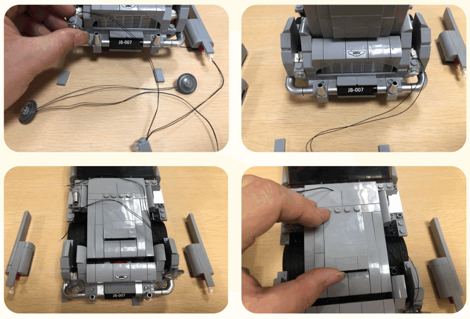 GAME OF BRICKS DB5 10262 Light Kit for James Bond Aston Martin - 3