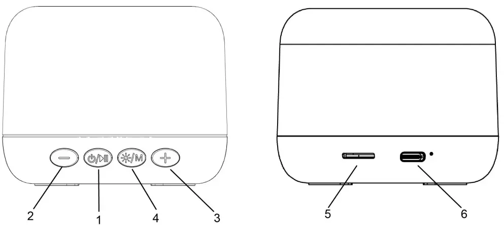 thinkplus Q53 Wireless RGB BT Speaker fig 1