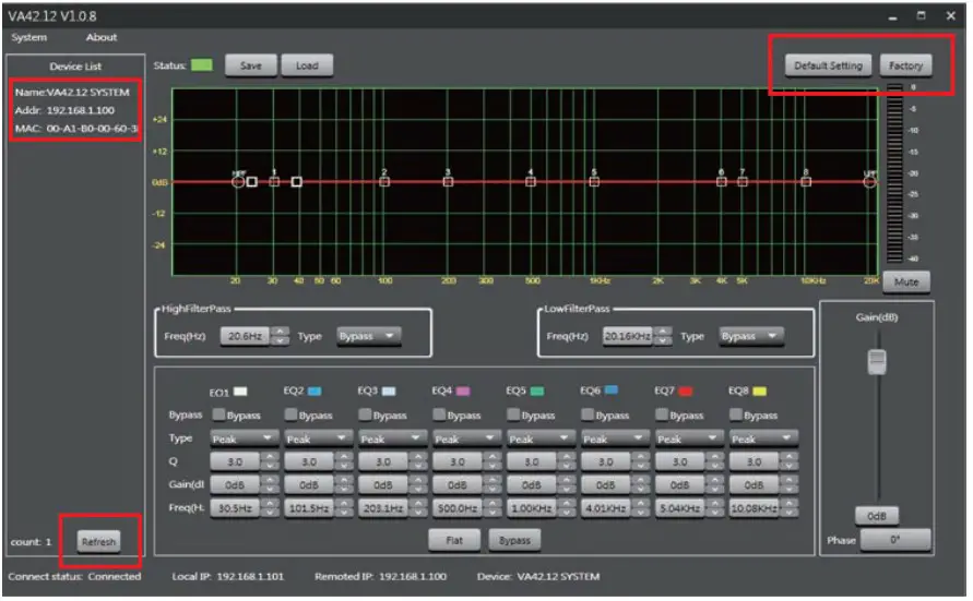 connection instruction