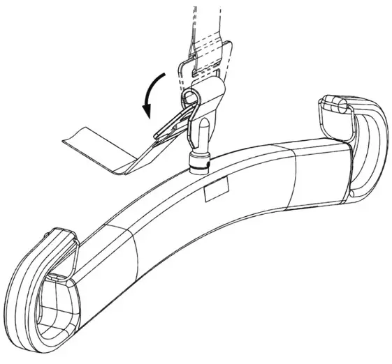 HUMAN CARE Portable Ceiling Lift - Detach the Hanger Bar