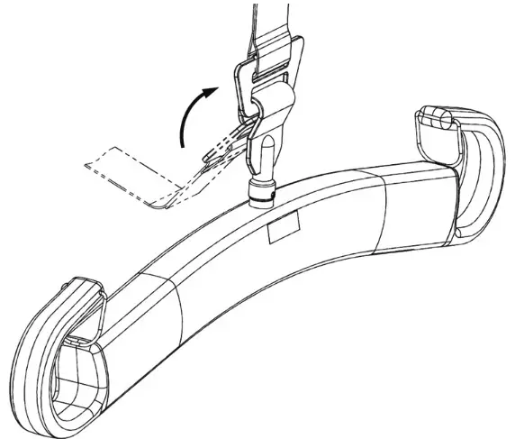 HUMAN CARE Portable Ceiling Lift - ttach the Hanger