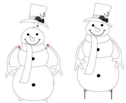 GAINSBOROUGH-65cm-Frosted-Light-Up-Snowman-1