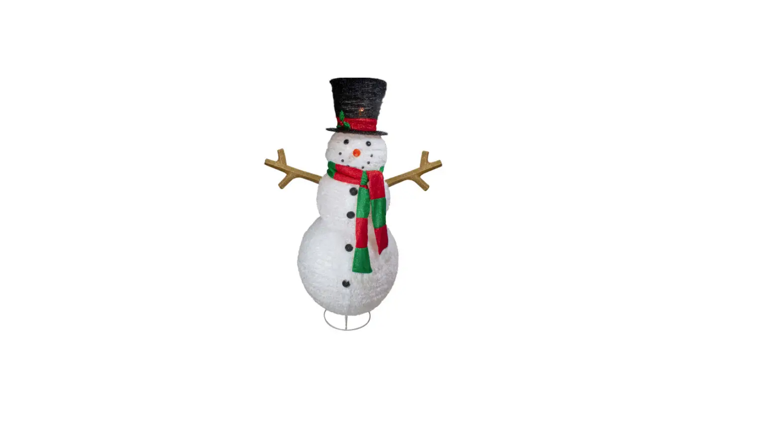 Gainsborough 65cm Frosted Light Up Snowman Instructions