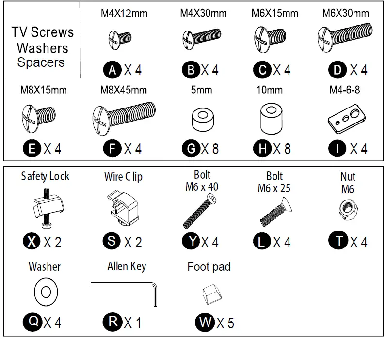 FORGING MOUNT HY4107 Wooden Base Universal TV Stand 02