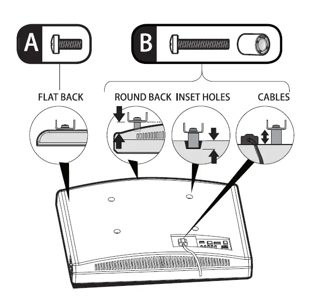 FORGING MOUNT HY4107 Wooden Base Universal TV Stand 07