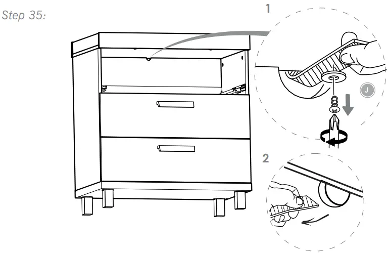 Silver Cross IND.1126149 Hoxton Dresser - fig 37