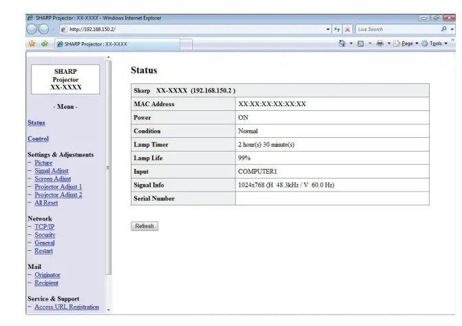 Sharp PG-D3510X L DLP Projector-25