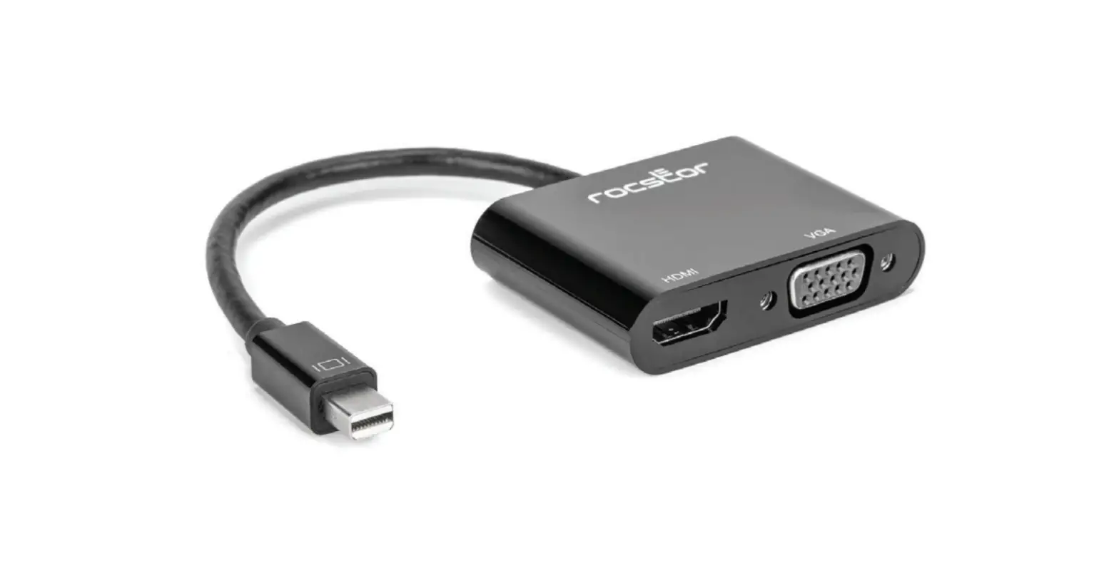 Rocstor Y10a261-b1 2-in-1 Mini Displayport To Hdmi 4k-30hz Or Vga Adapter Converter User Manual