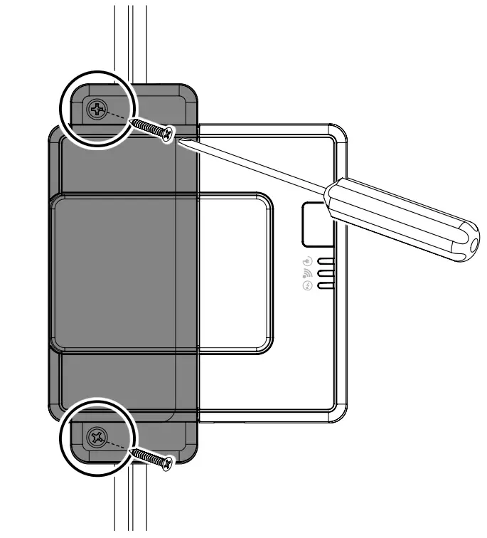 Installing the CCR on the unit’s power cable