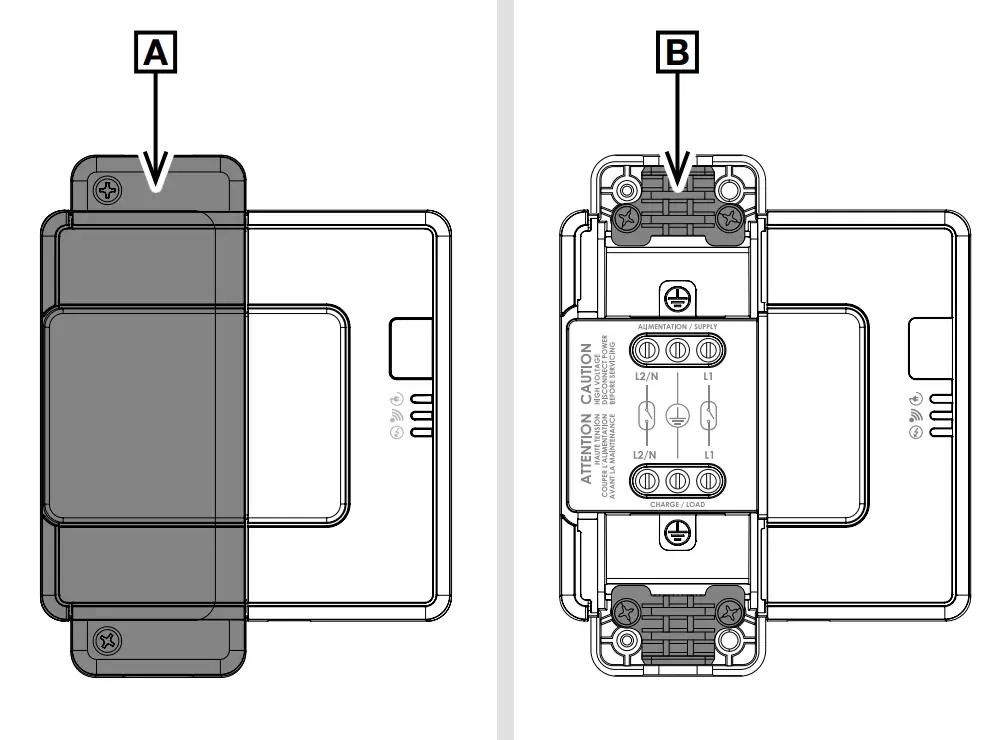 Attaching the load controller (CCR)