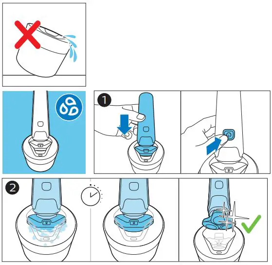 PHILIPS SP988X Series Shaving Heads Instruction Manual - How to use