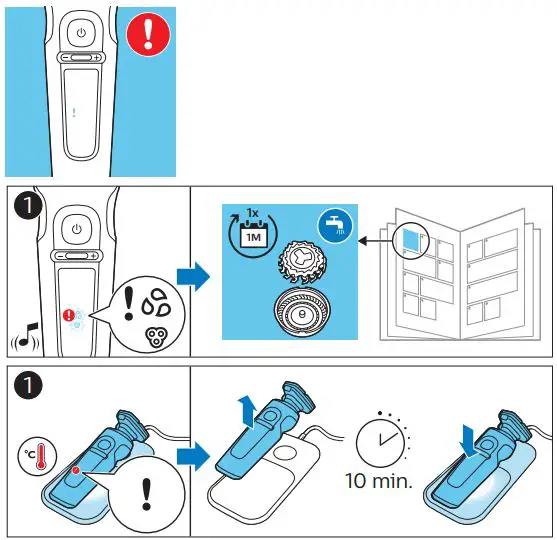PHILIPS SP988X Series Shaving Heads Instruction Manual - How to use