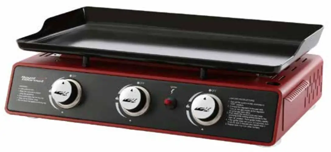 ROYAL GOURMET PD1301R Red 3-Burner Liquid Propane Gas Grill