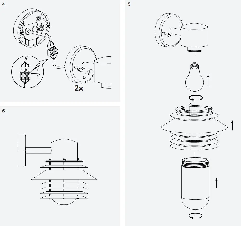 llitt Stig Down E27 Installation Guide - Installation