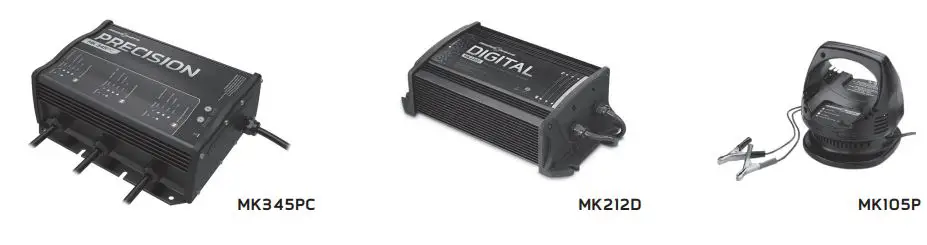 MINN KOTA 1355947 Edge 12V 45lb Thrust 45 inch Shaft Bow Mount Freshwater Trolling Motor - ON-BOARD & PORTABLE BATTERY CHARGERS